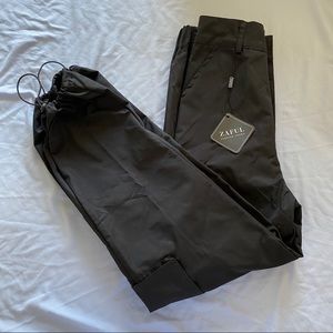 zaful techwear cargo joggers
